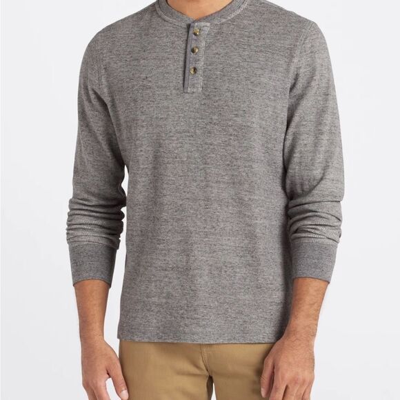 Alesbury Riverdale thermal Henley GRAY stitch fix Large‎ nwt - Picture 1 of 6